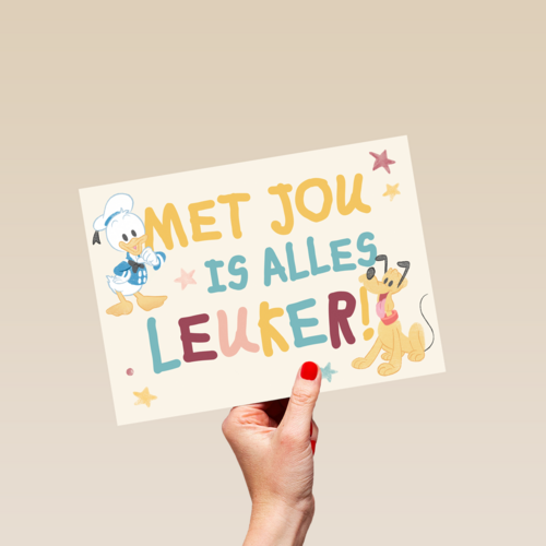 liefde kaart donald duck