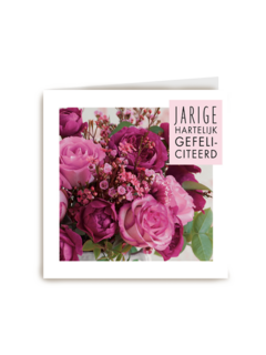 veel roze bloemen