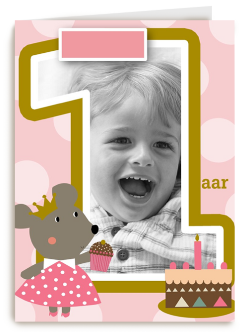 Verjaardagskaart Hallmark | Fotokaart Kids Meisje Jarig