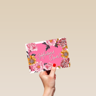 een mooie verjaardagskaart voor oma met bloemen
