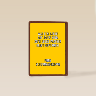 Grappige schoonvaderdagkaart