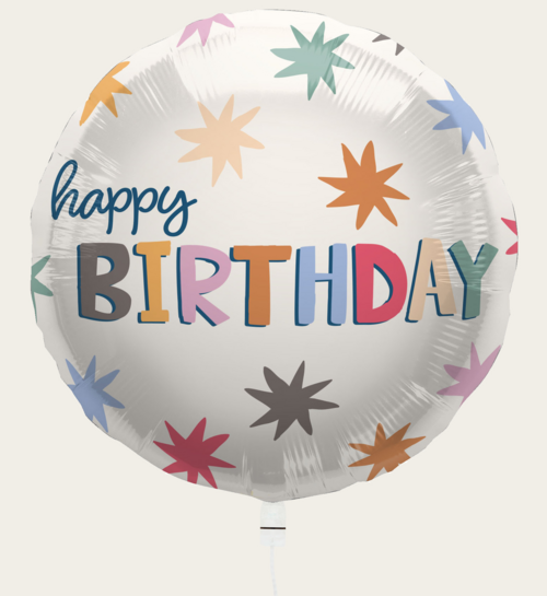 Ballon Happy Birthday Sparkle Multi