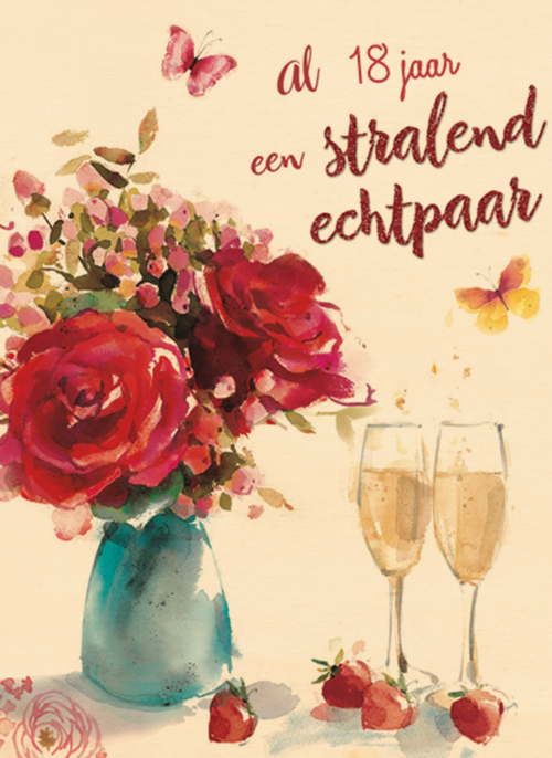 Houten Kaart Huwelijksjubileum | Houten Kaart Hallmark | Huwelijksjubileum | Huwelijksjubileum Al Zoveel Jaar Een Stralend Echtpaar