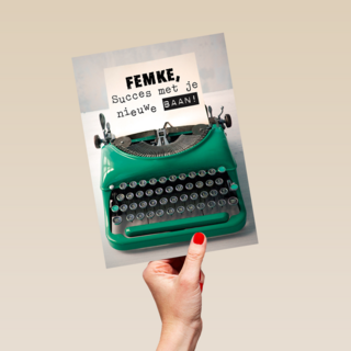 typemachine bericht voor jouw