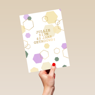 Jullie zijn 40 jaar getrouwd