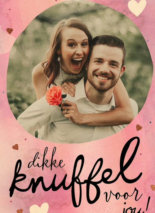 Houten Kaart Vriendschap Liefde Valentijn | Houten Kaart Hallmark | Vriendschap Liefde Valentijn | Valentijnskaart Foto Dikke Knuffel