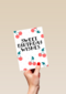 Verjaardagskaart tiener meisje Sweet birthday wishes kersen