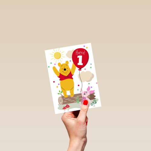 hoera 1 jaar met winnie