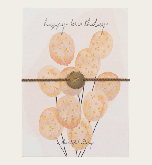 A Beautiful Story Happy Birthday Armbandje
