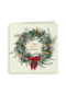 Kerstkrans Met Strik