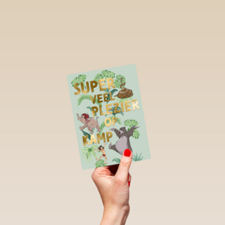 Disney Junglebook op kamp kaart