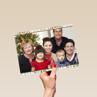algemene kerstfotokaart