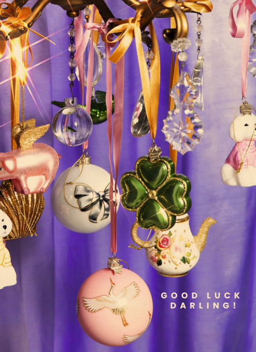 Houten Kaart Kerst | Houten Kaart Kerst | Vondels Succes Kaart Good Luck Darling