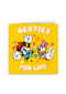 Vriendschapskaart Minnie Mouse en Katrien besties