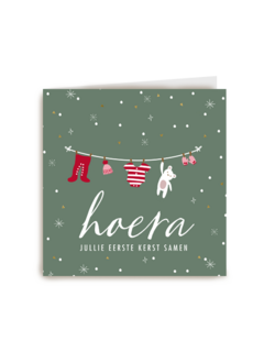 Hoera jullie eerste Kerst samen