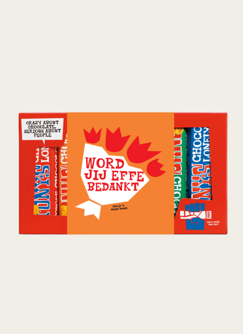 Tony Chocolonely Bedankt Proeverijtje | Tony's Chocolonely Cadeau Chocolade |