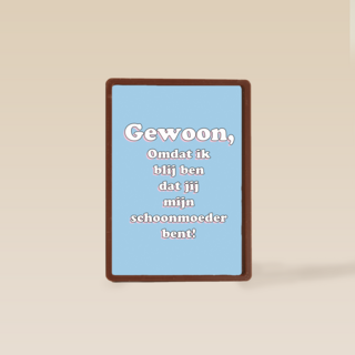 moederdag kaart hip blij dat jij mijn schoonmoeder bent