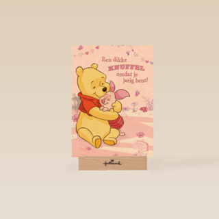 winnie en knorretje knuffelen