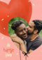 Valentijnskaart foto met hart