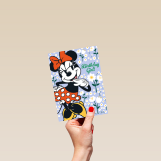 Minnie Mouse Birthday Girl bloem