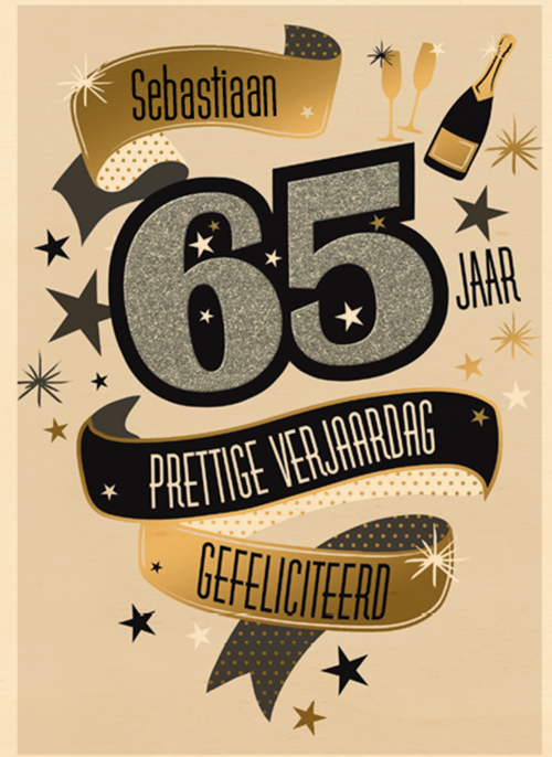 leeftijd vijfenzestig gefeliciteerd hartelijk