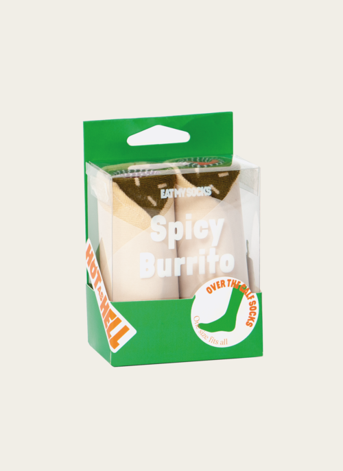 Eat My Socks Spicy Burrito Sokken | Eat My Socks Cadeau Modeaccessoires |