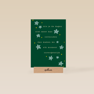 Elk moment onvergetelijk