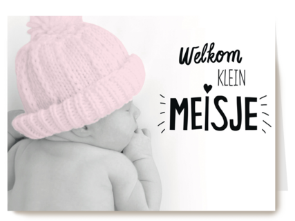 baby brabbel welkom klein meisje