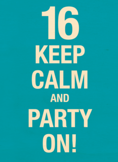 16 keep calm and party n