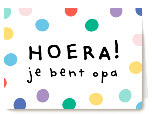 Kaart Hallmark | Geboorte Felicitatie | Geboorte Kleinkind Hoera Je Bent Opa