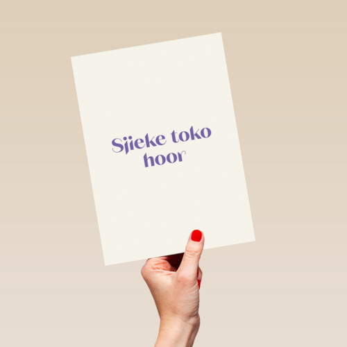 Nieuwe woning kaart andc sjieke toko hoor