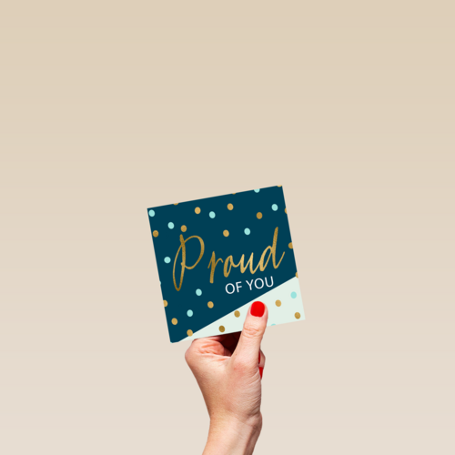 compliment kaart trots of you