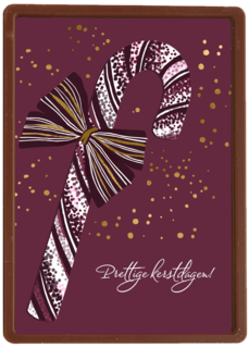 Kerstkaart candy cane