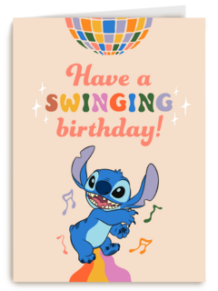Swinging Birthday Disney Stitch