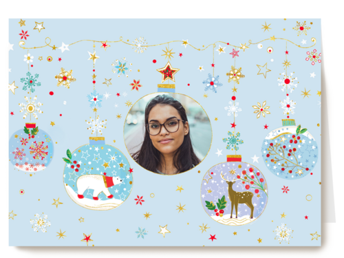 Turnowsky Fotokaart Kerstbal
