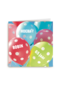 verjaardag leeftijd plus hoera ballonnen