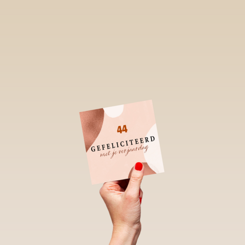 verjaardag kaart vrouw leeftijd aanpasbaar