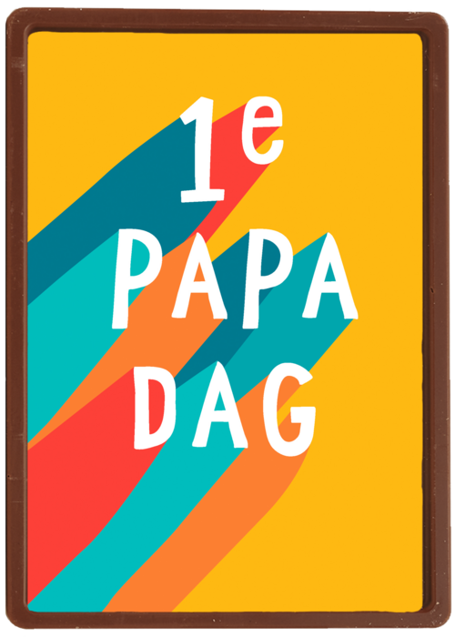 Chocolade Kaart Vaderdag | Hallmark | Chocolade Kaart Hallmark | Vaderdag | Vaderdag Kaart Hip 1e Papa Dag