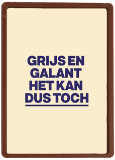verjaardag kaart andc grappig grijs en galant het kan dus toch