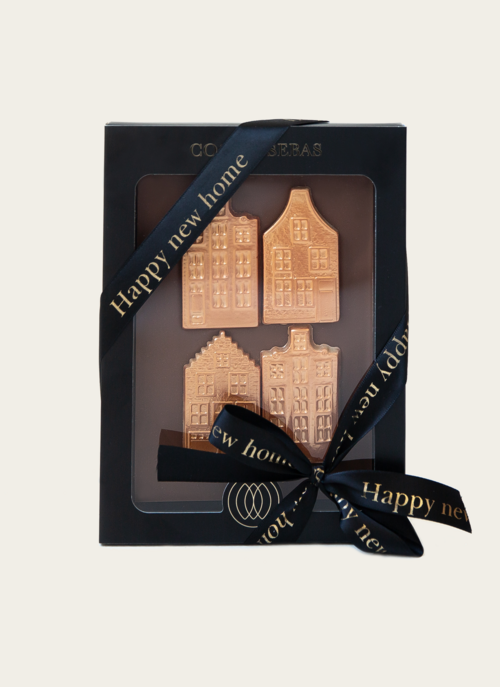 Coco Sebas Melkchocolade Happy New Home Tablet | Coco Sebas Cadeau Chocolade |