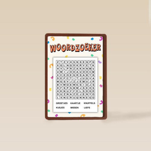 kaart voor kinderen woordzoeker spelletje corona quarantaine