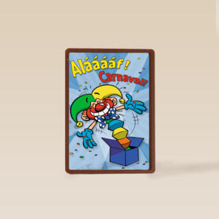 carnavalskaart alaaaf clown uit box