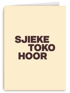 Nieuwe woning kaart andc sjieke toko hoor