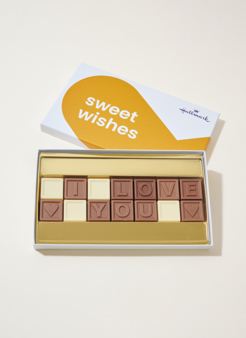 Chocotelegram I Love You | Hallmark Cadeau Chocolade |