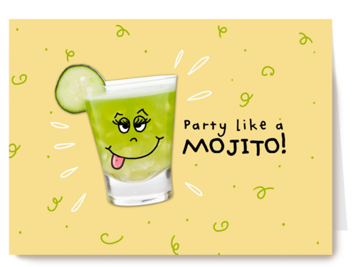 Verjaardagskaart Hallmark | Verjaardag Kaart Klassiek Party Like A Mojito