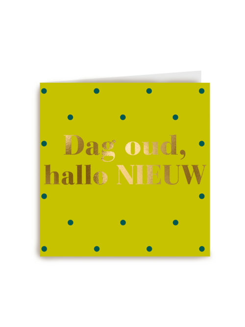 nieuwjaar kaart dag oud hallo nieuw