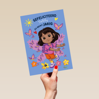 Dora Gefeliciteerd naam jarig