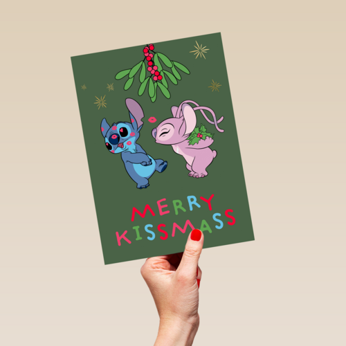 Disney kerstkaart lilo angel