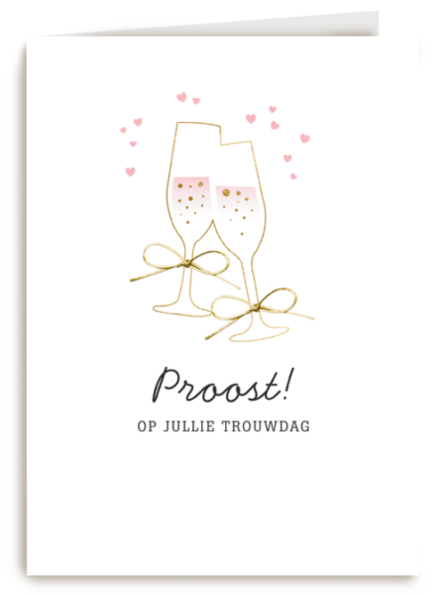 Proost op jullie trouwdag