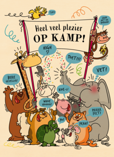 Dieren op kamp